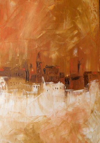 Milton Pocasangre
Ciudad II /
Oleo