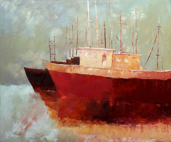 Milton Pocasangre
BArco II /
Oleo