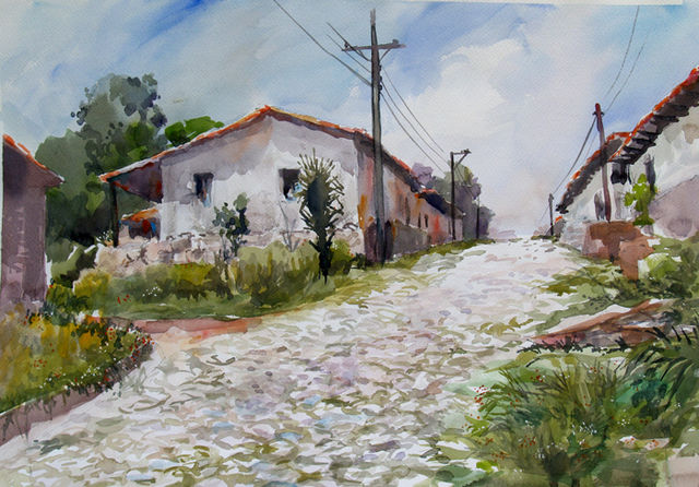 Suchitoto / Acuarela