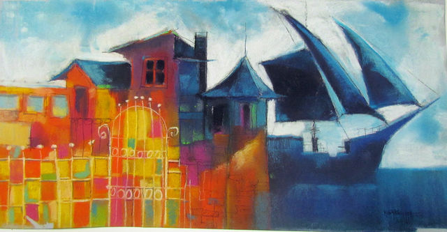 Milton Pocasangre
El Viaje /
PAstel