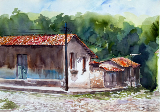 Milton Pocasangre
Suchitoto /
Acuarela