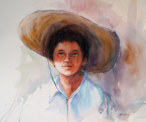 Niño con sombrero
/Acuarela