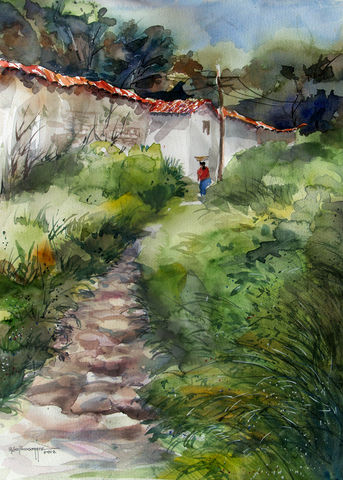 Milton Pocasangre
Vereda II /
Acuarela