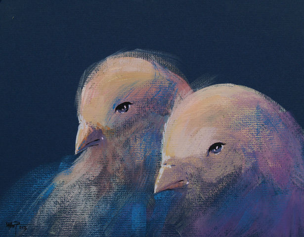 Milton Pocasangre
PAlomas /
Tempera