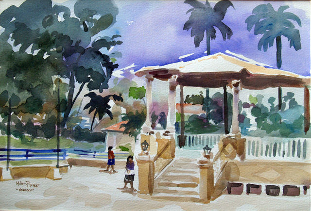 Milton Pocasangre
Parque /
Acuarela