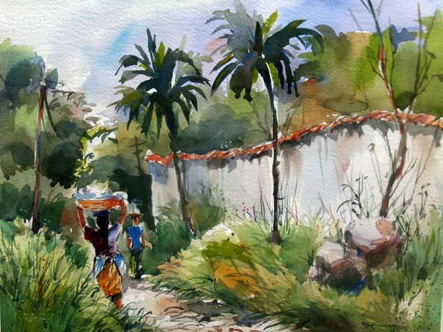 Milton Pocasangre
Vereda /
Acuarela