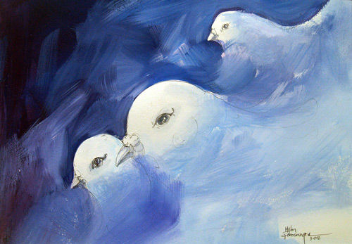 Milton Pocasangre
Palomas
 /
Acuarela